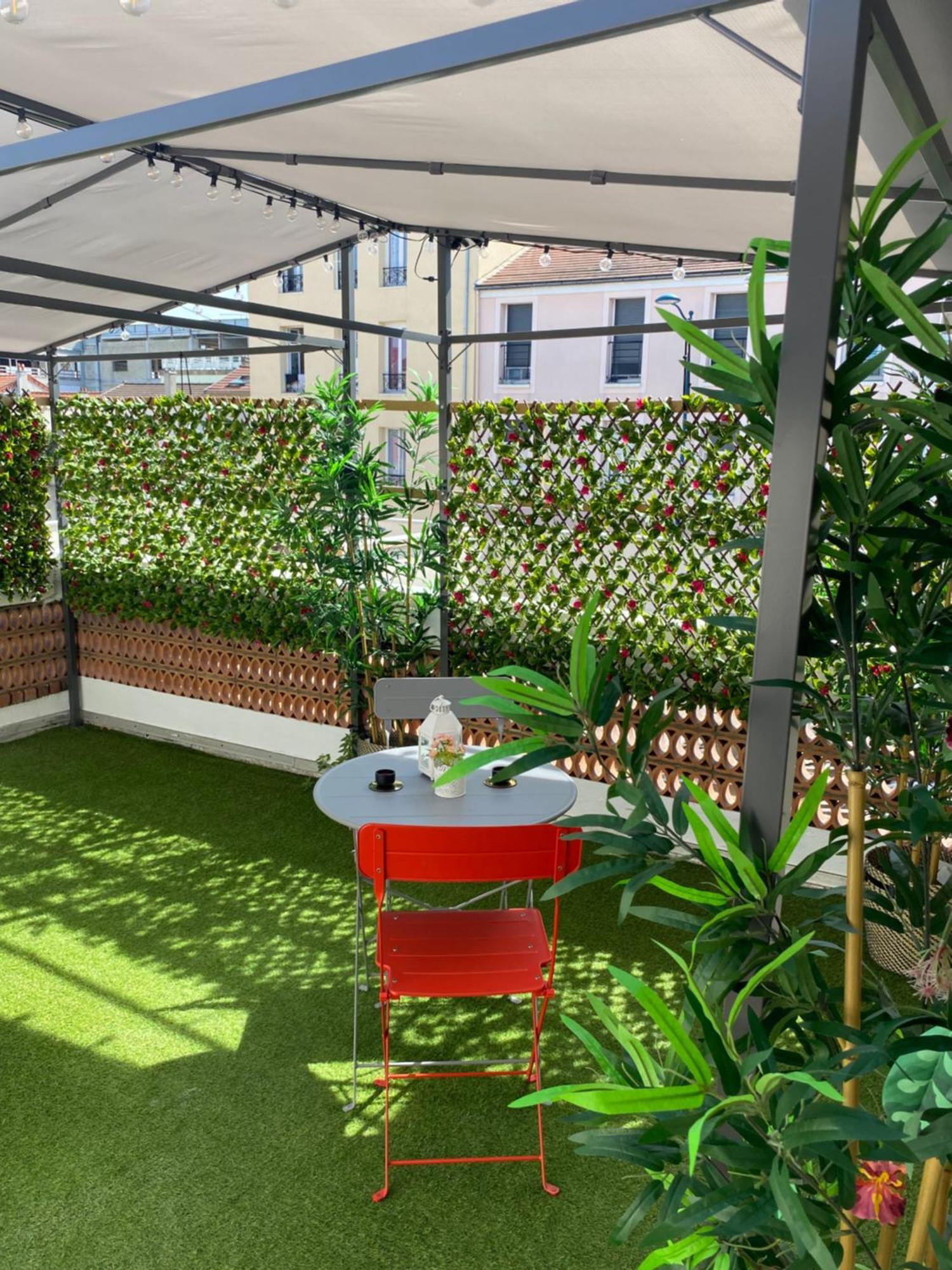 Paris-Eiffel, Bienvenue -Terrasse -Netflix Apartment Pantin Bagian luar foto